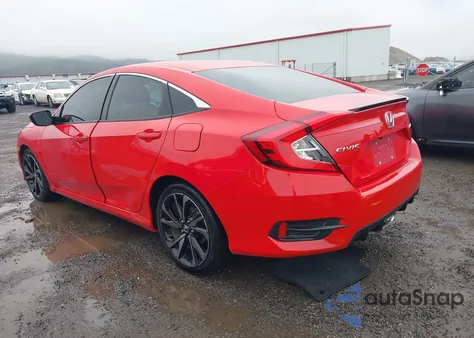 2021 Honda Civic Sport из США, поврежденный, VIN 2HGFC2F80MH545466